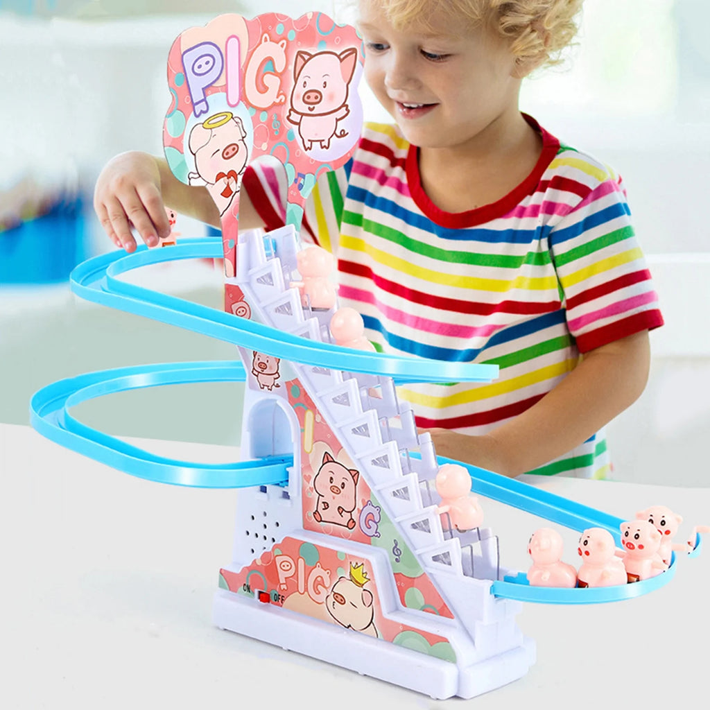 Roller Coaster Piggy Track Toy H246423