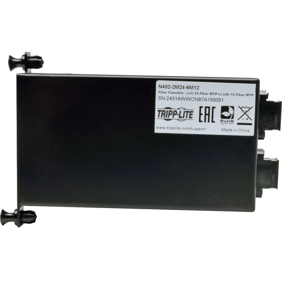 2 x 24 Fiber MTP-MPO to 6 x 12 Fiber MTP-MPO Breakout Cassette N412