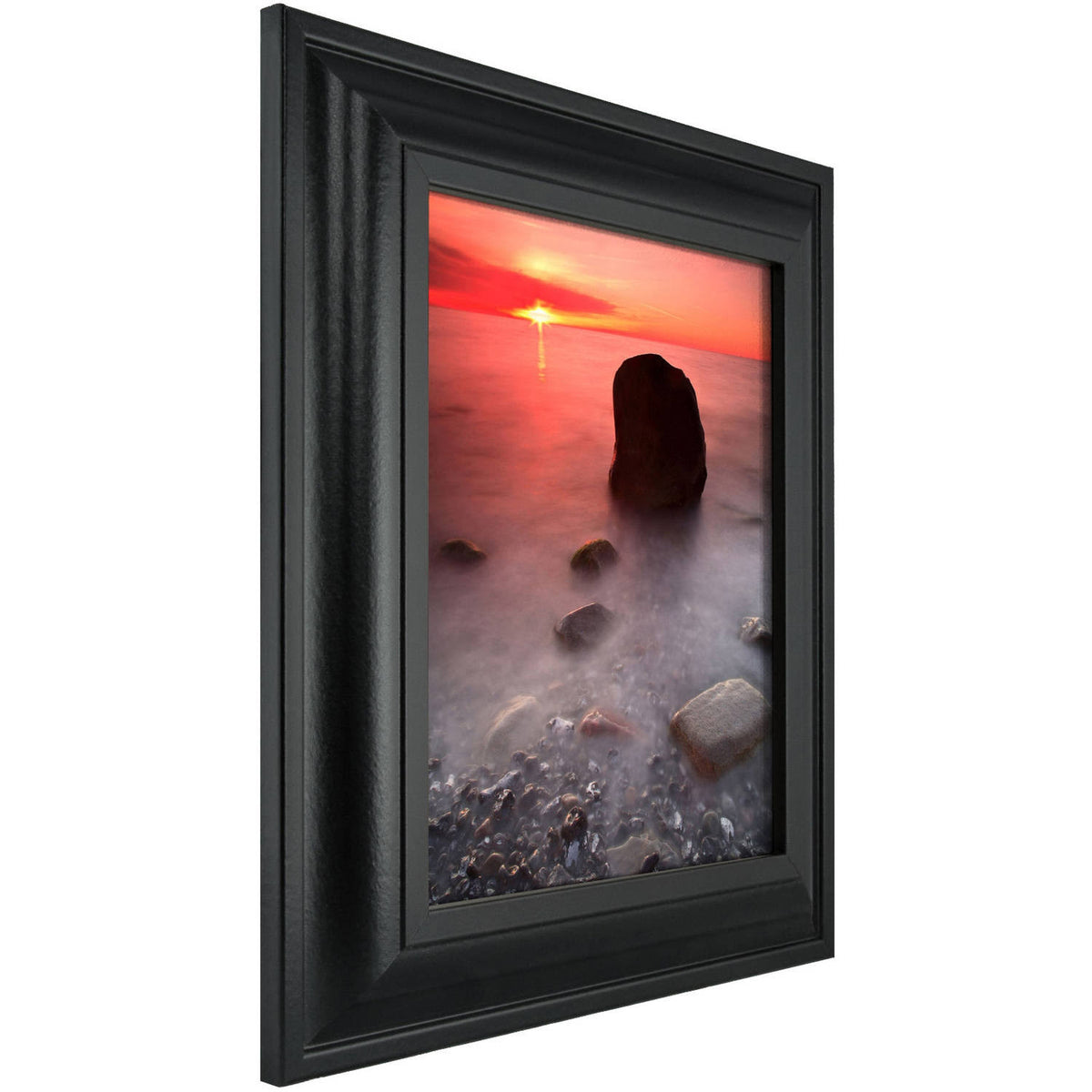 Satin Black Poster Frame W416