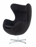 Black Fabric Accent Chair P68797