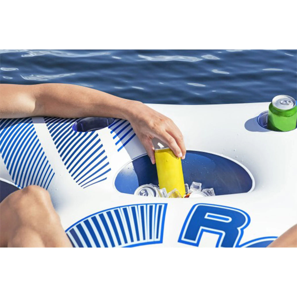 Orange 4 Person Inflatable River Tube B868299