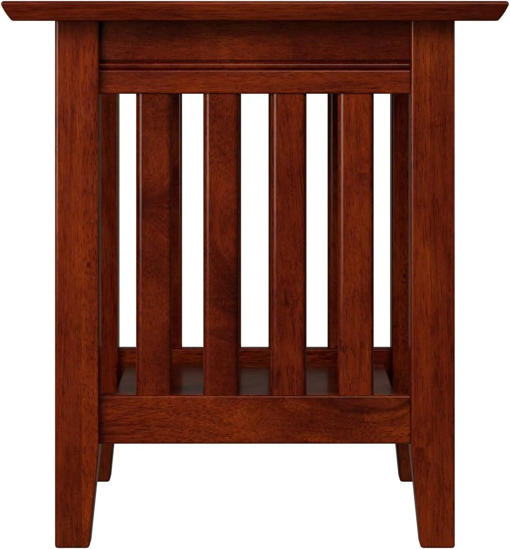 Solid Hardwood End Table 20 In Set Of 2 Walnut T294942