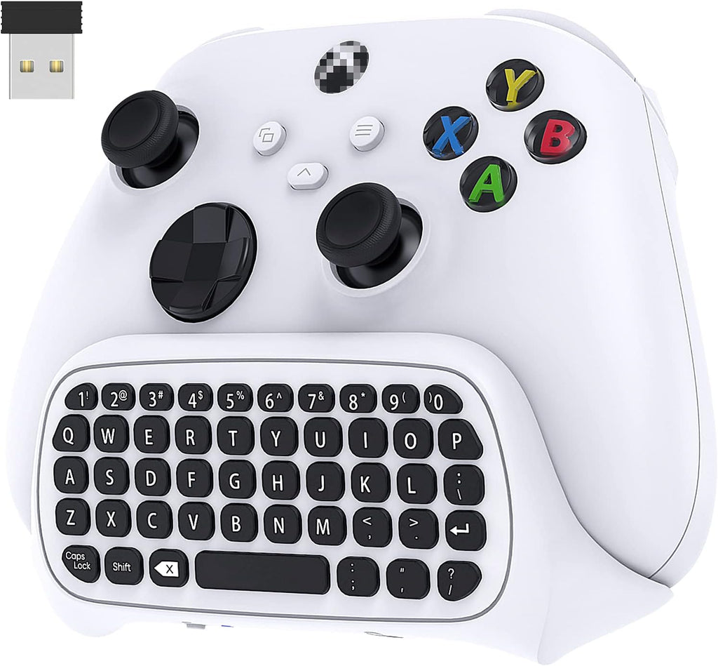 Mini Game Chatpad Keypad with Audio/3.5mm Headset Jack & 2.4Ghz Receiver N168939
