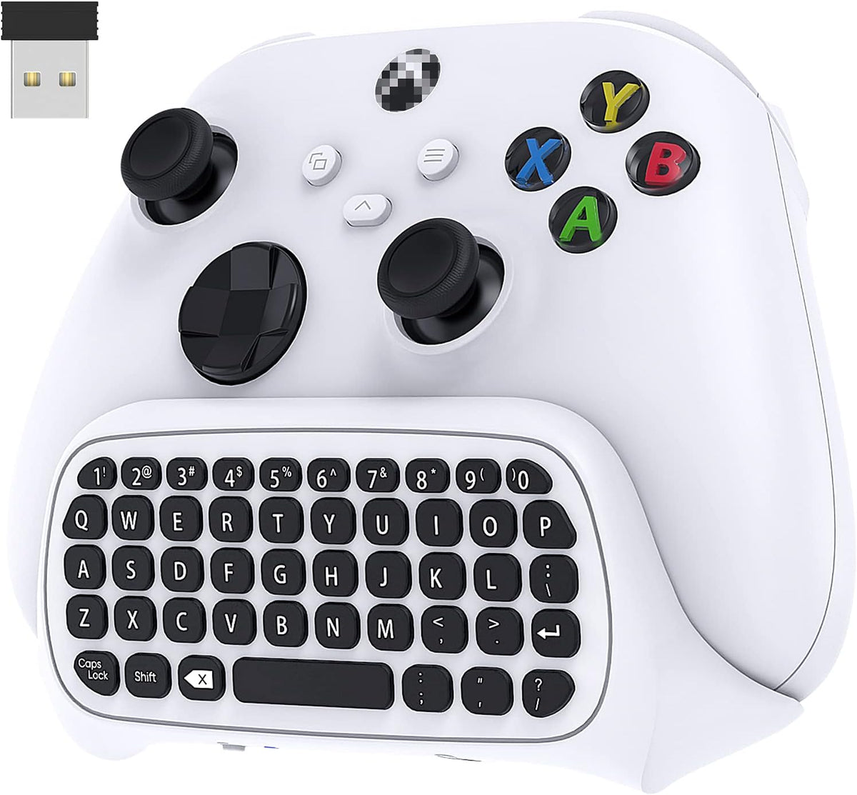 Mini Game Chatpad Keypad with Audio/3.5mm Headset Jack & 2.4Ghz Receiver N168939