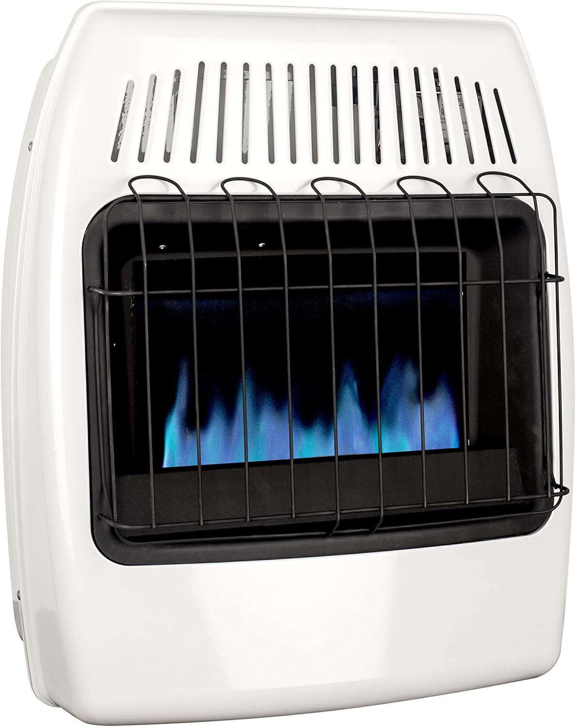 White 20,000 BTU Natural Gas Wall Heater B6855