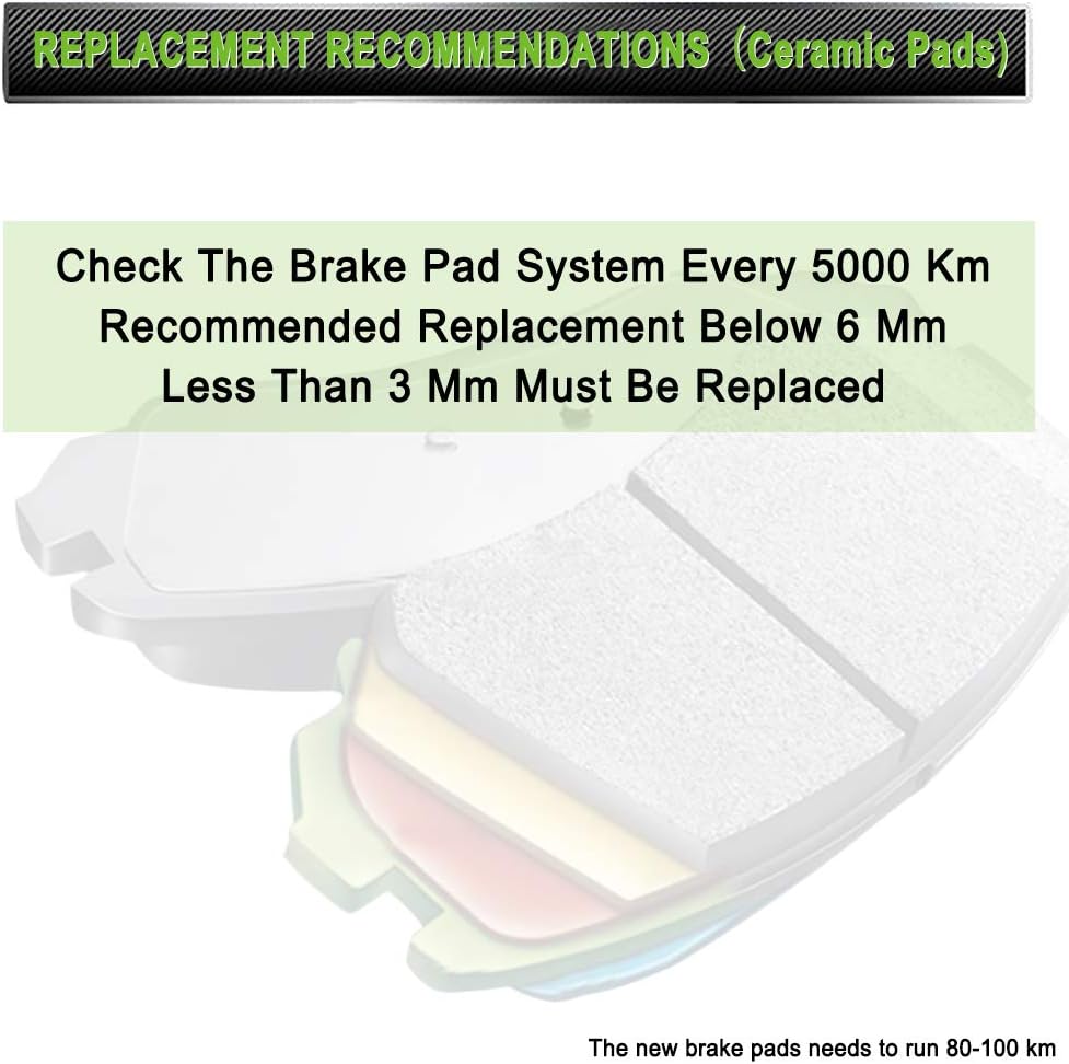Ceramic Discs Brake Pads 4pcs Front E48869