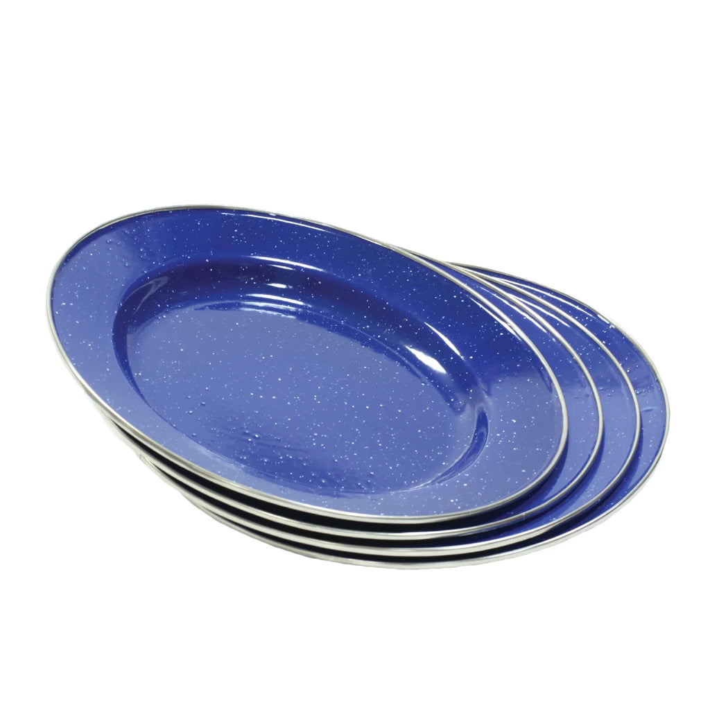 24 Piece Enamel Camping Tableware Set X68576