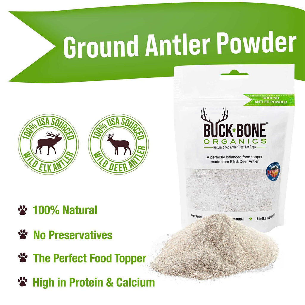 Ground Wild Elk and Deer Antler Powder for Dogs K5644