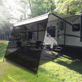Black Mesh RV Awning Sun Shade Screen with Zipper 14' x 9' C675