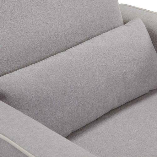 Grey Swivel Glider and Ottoman Z690867