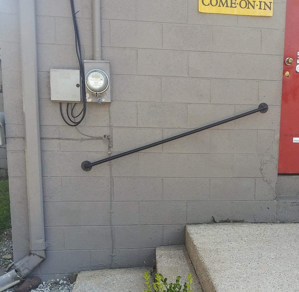Wrought Iron Banister Rail Handrail for Stairs T408650