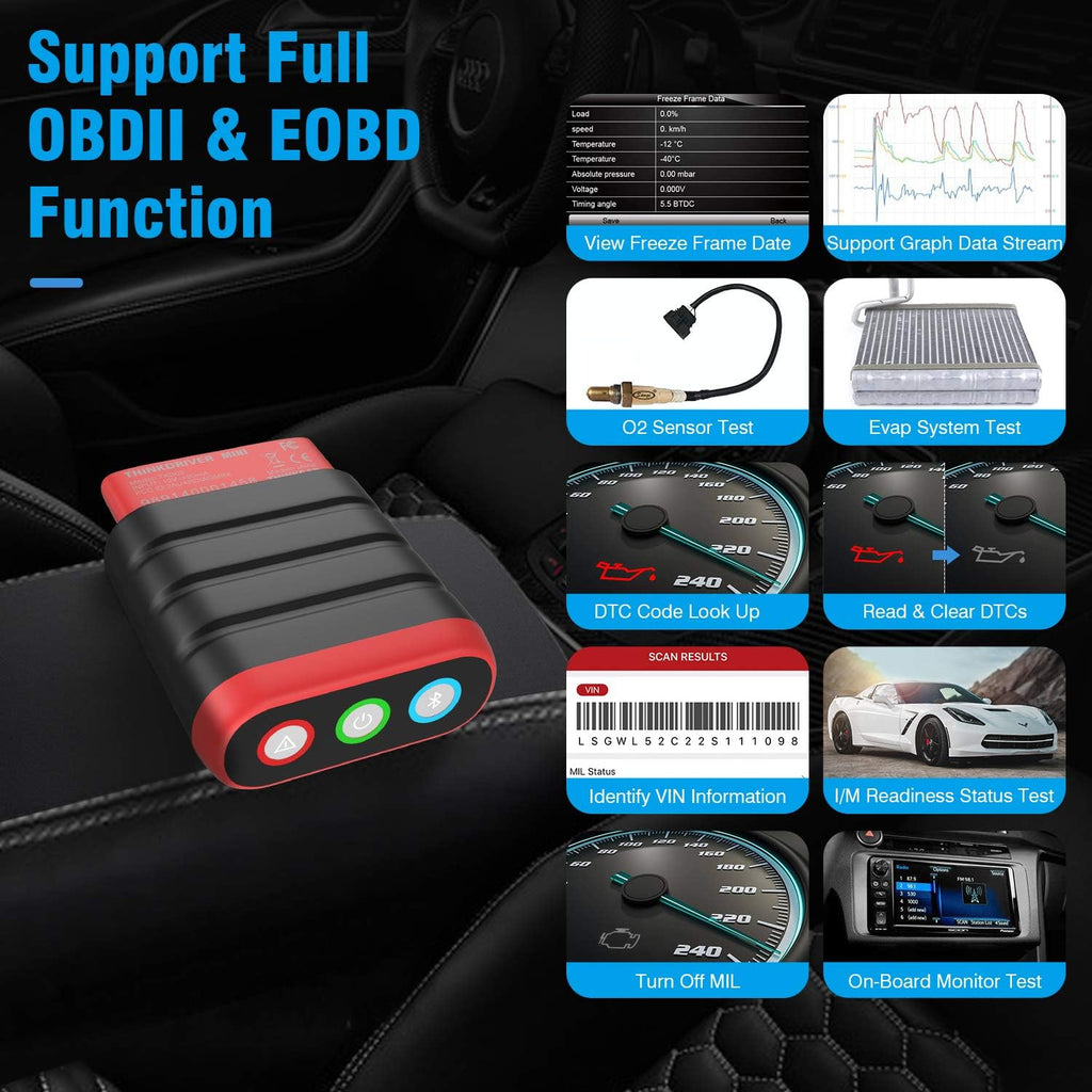 Bluetooth OBD2 Scanner with 15 Reset Service F920