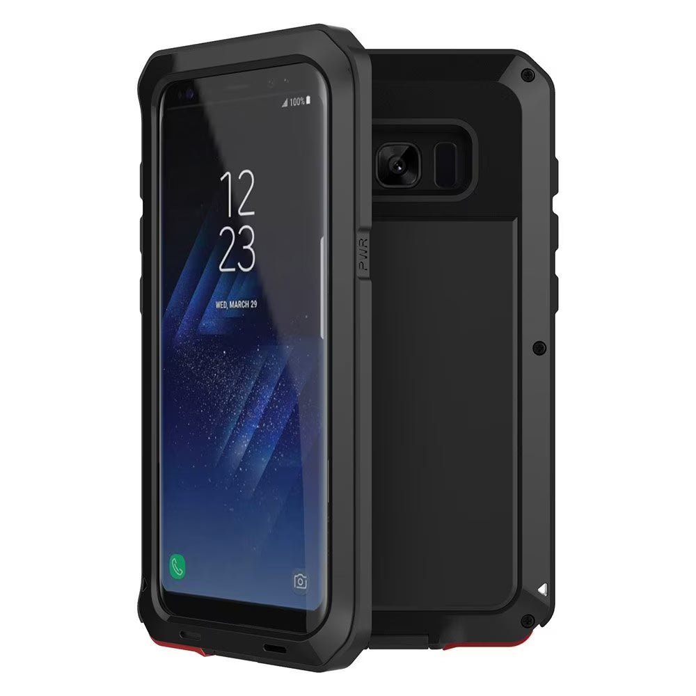 Black Heavy Duty Aluminum Metal Case for Samsung Galaxy S10 Plus L952916