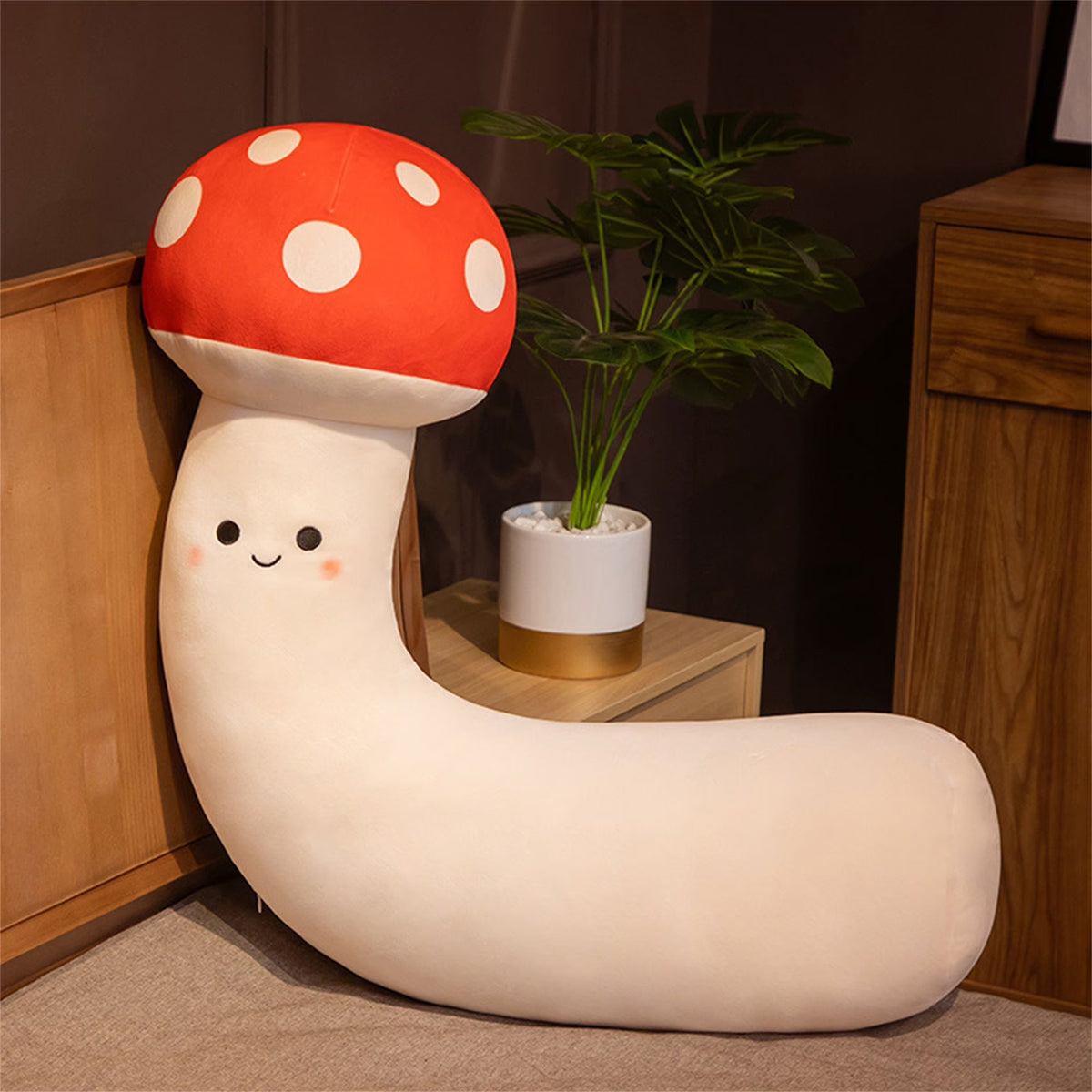 Mushroom Plush Doll Soft Stuffed Pillow Ornament W469