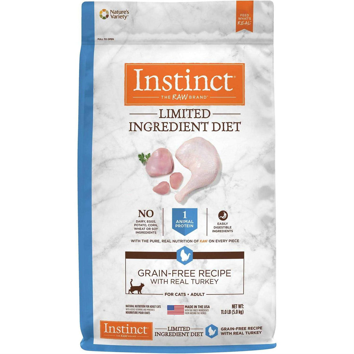 Limited Ingredient Diet Grain Free Dry Cat Food with Real Turkey E674638