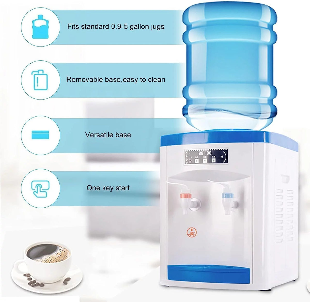 550W Small Water Cooler Dispenser 5 Gallon Y233