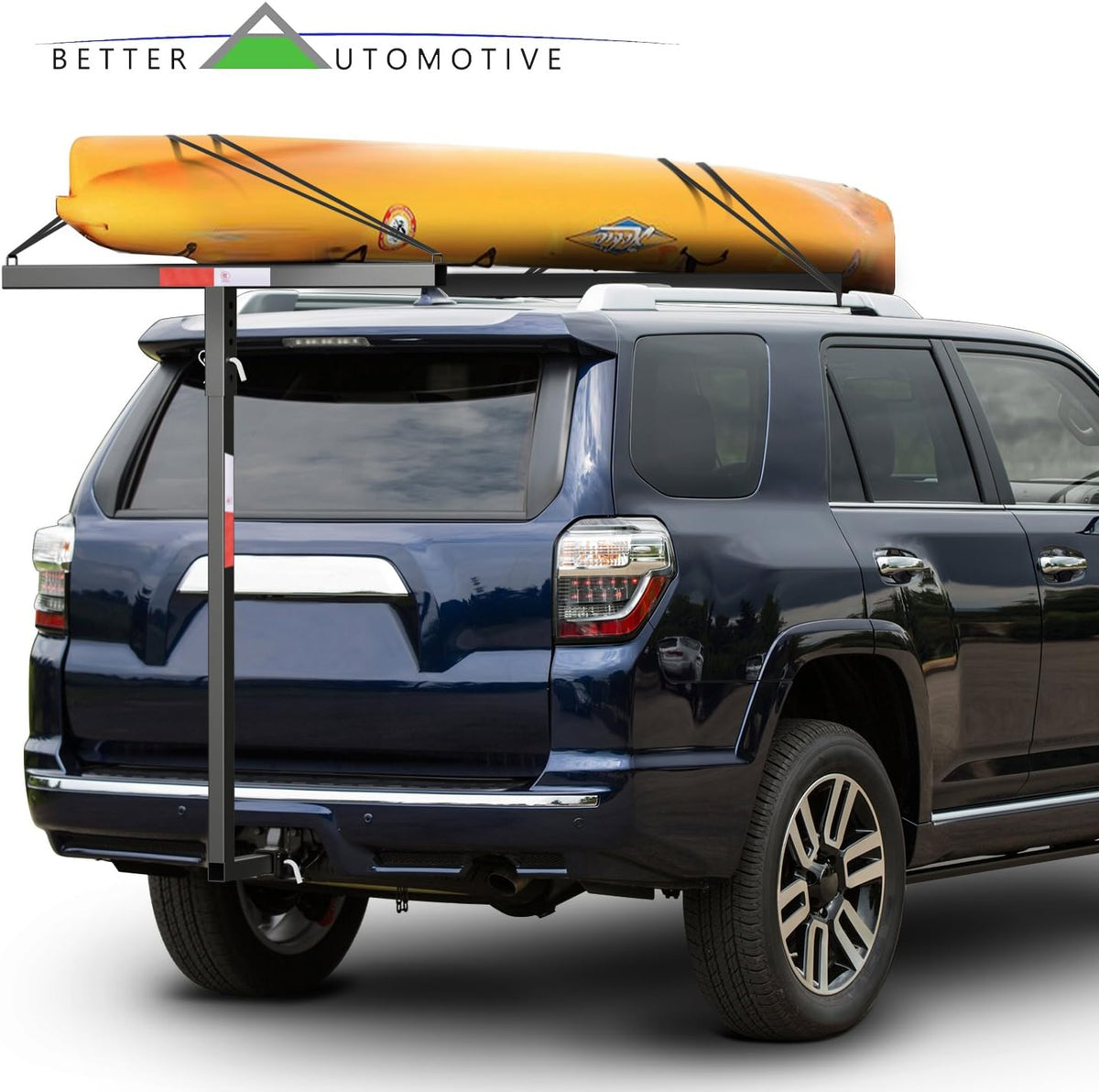 2" Truck Bed Trailer Hitch Mount Extender 500 LBS Capacity Utility Adjustable Universal Pick Up Extension Rack W825856