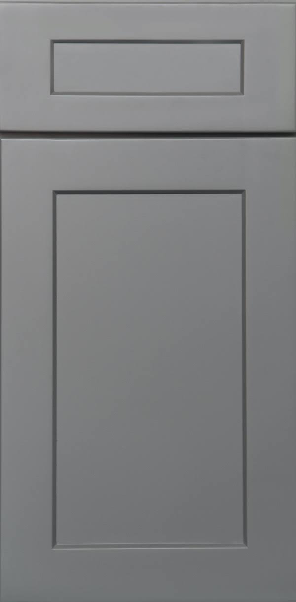 Grey 2 Doors 2 Shelves Wall Cabinet High-Density Fiberboard L1452