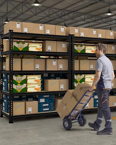 2 Pack 5 Tier Heavy Duty Adjustable Metal Storage Shelves N118730