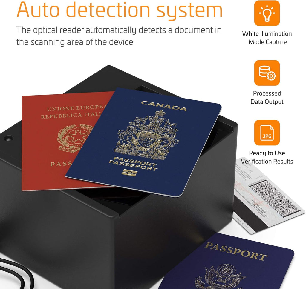 Passport and Driver's License Scanner with Global Software O18585