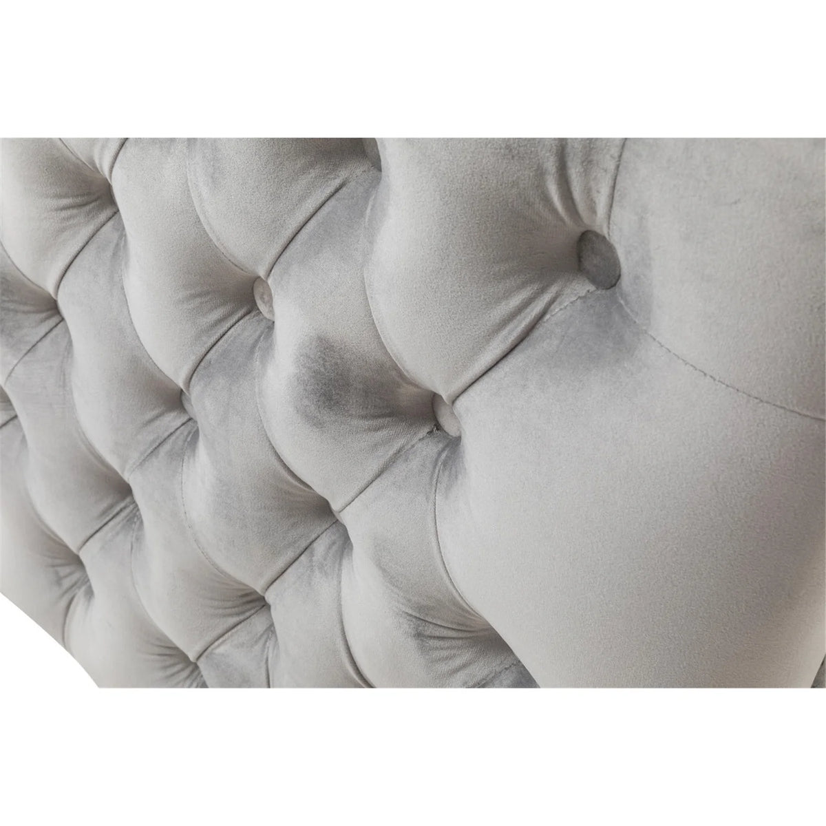 Gray Velvet Chair with 1 Pillow X570162
