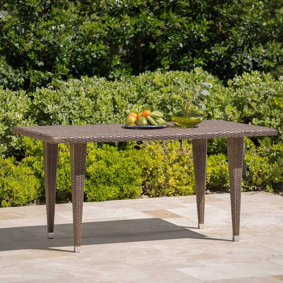 Outdoor Rectangular Wicker Dining Table D803648
