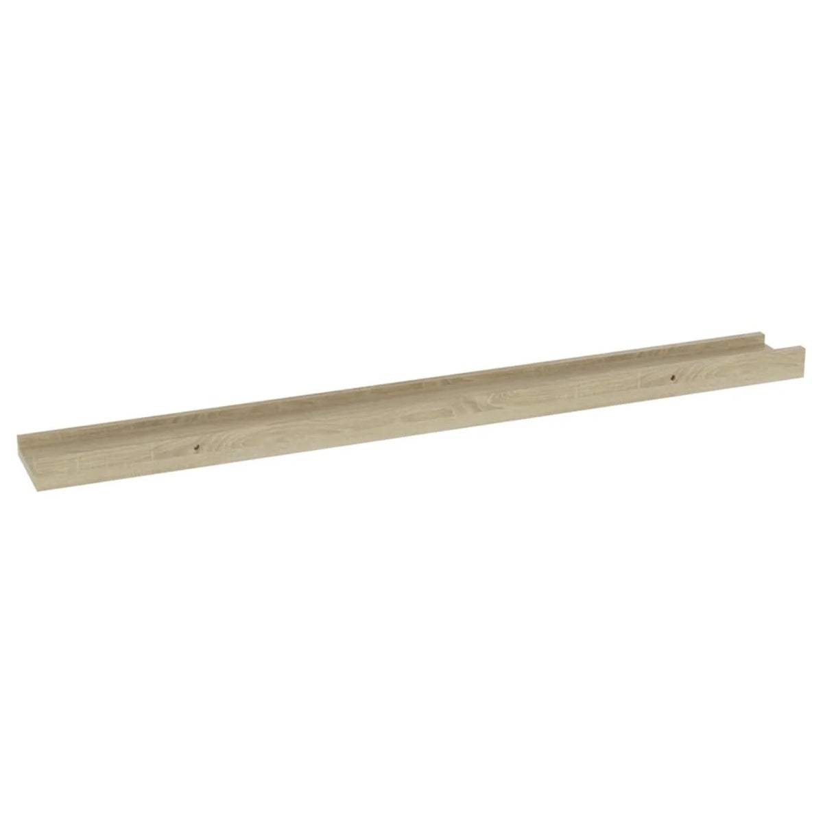 4 Piece MDF Floating Shelves Sonoma Oak F676
