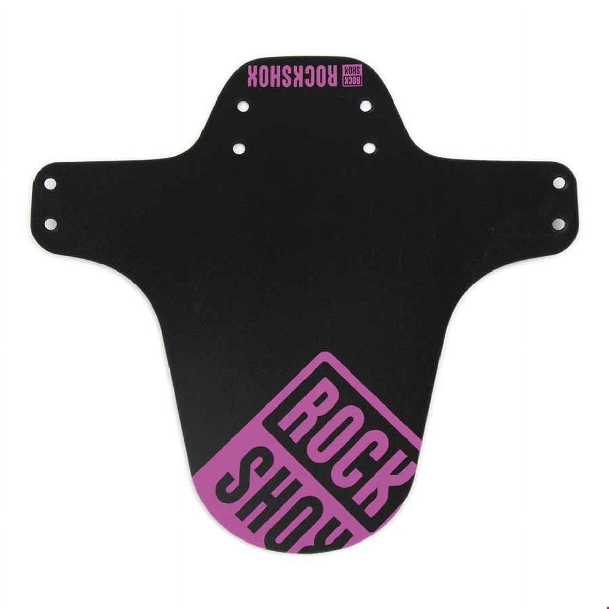Black MTB Fender with Fuschia Print F936800