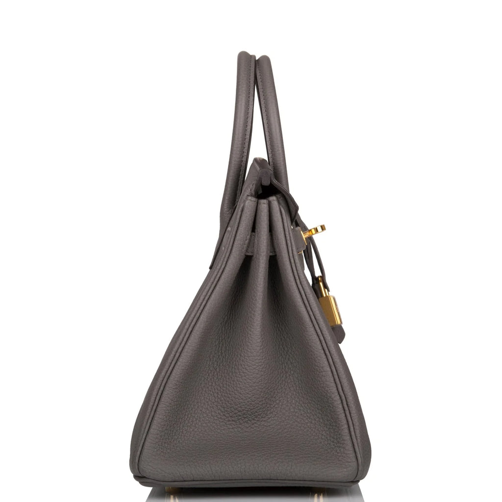 Birkin 25 Etain Togo Gold Hardware B3368