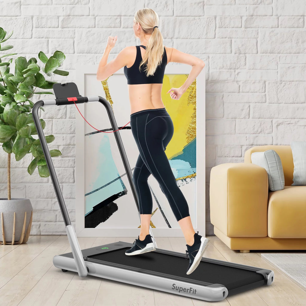 2.25HP 2-in-1 Folding Under Desk Treadmill C34318
