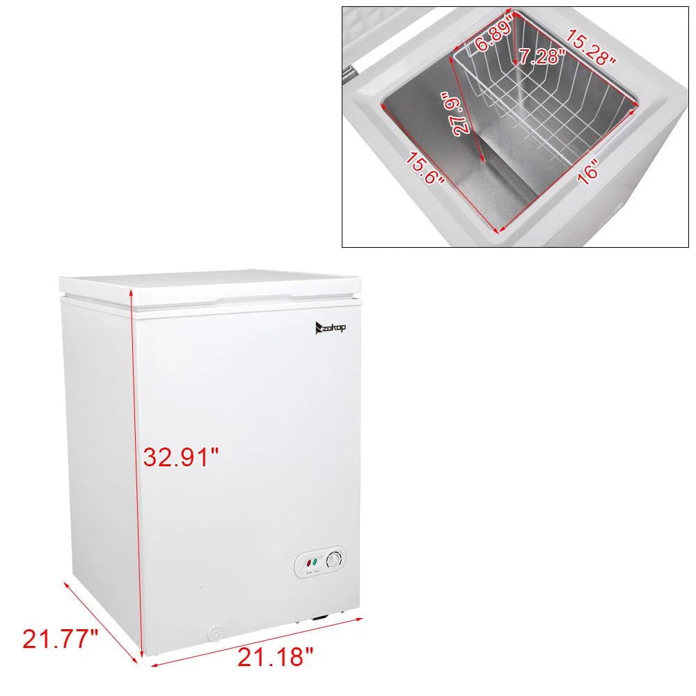 3.5 cu.ft Chest Freezer, White F744308