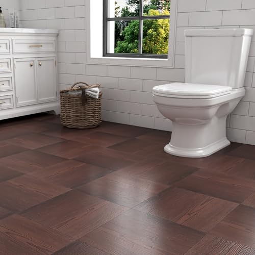 Wood Look Peel and Stick Floor Tile 12x12 S48851