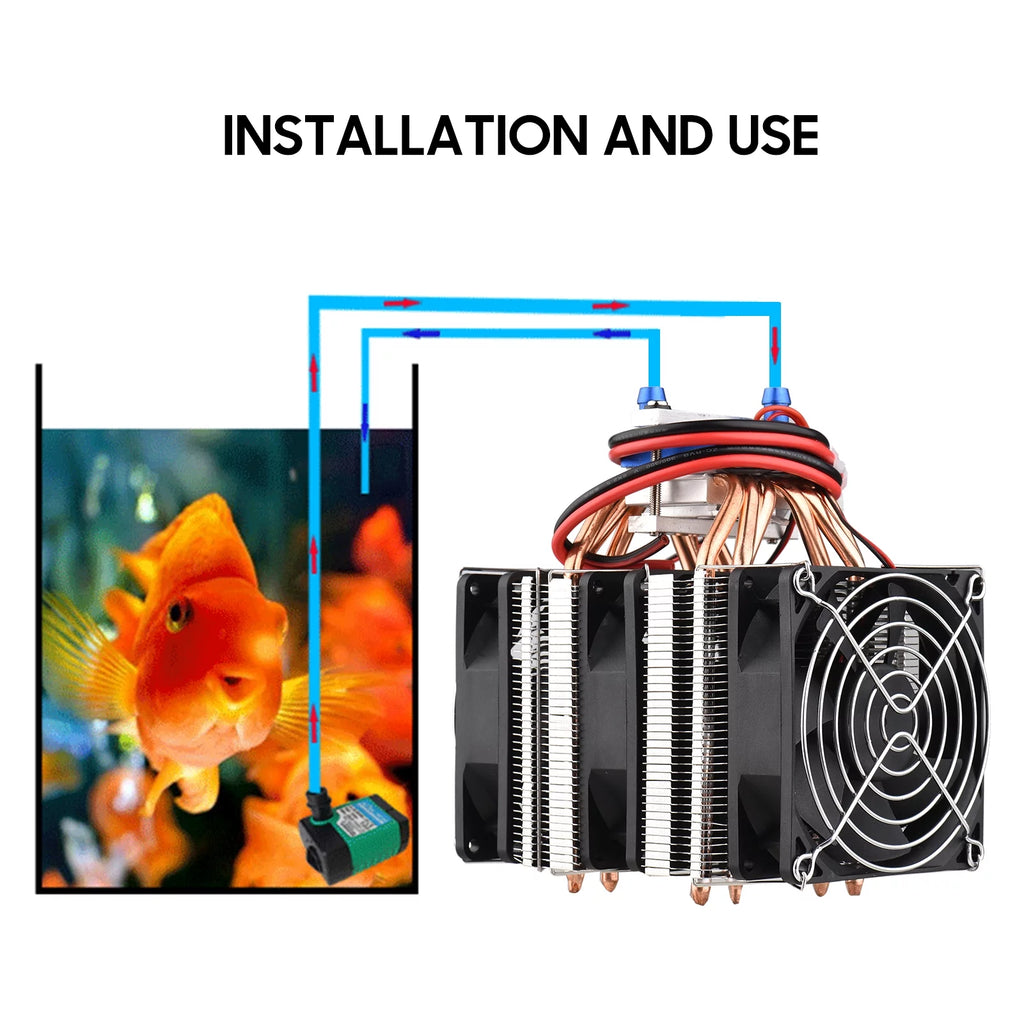 12V Semiconductor Refrigeration Fish Tank Chiller N59171
