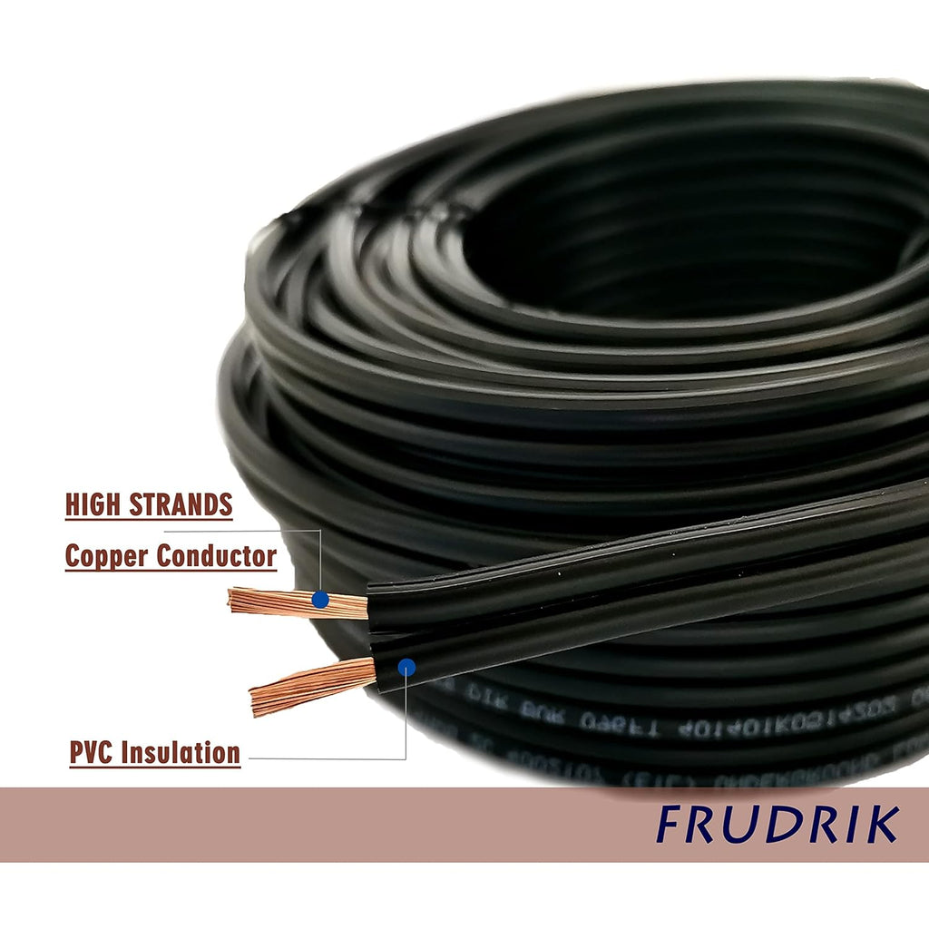 14/2 Black Low Voltage Landscape Lighting Wire, 265ft T341507