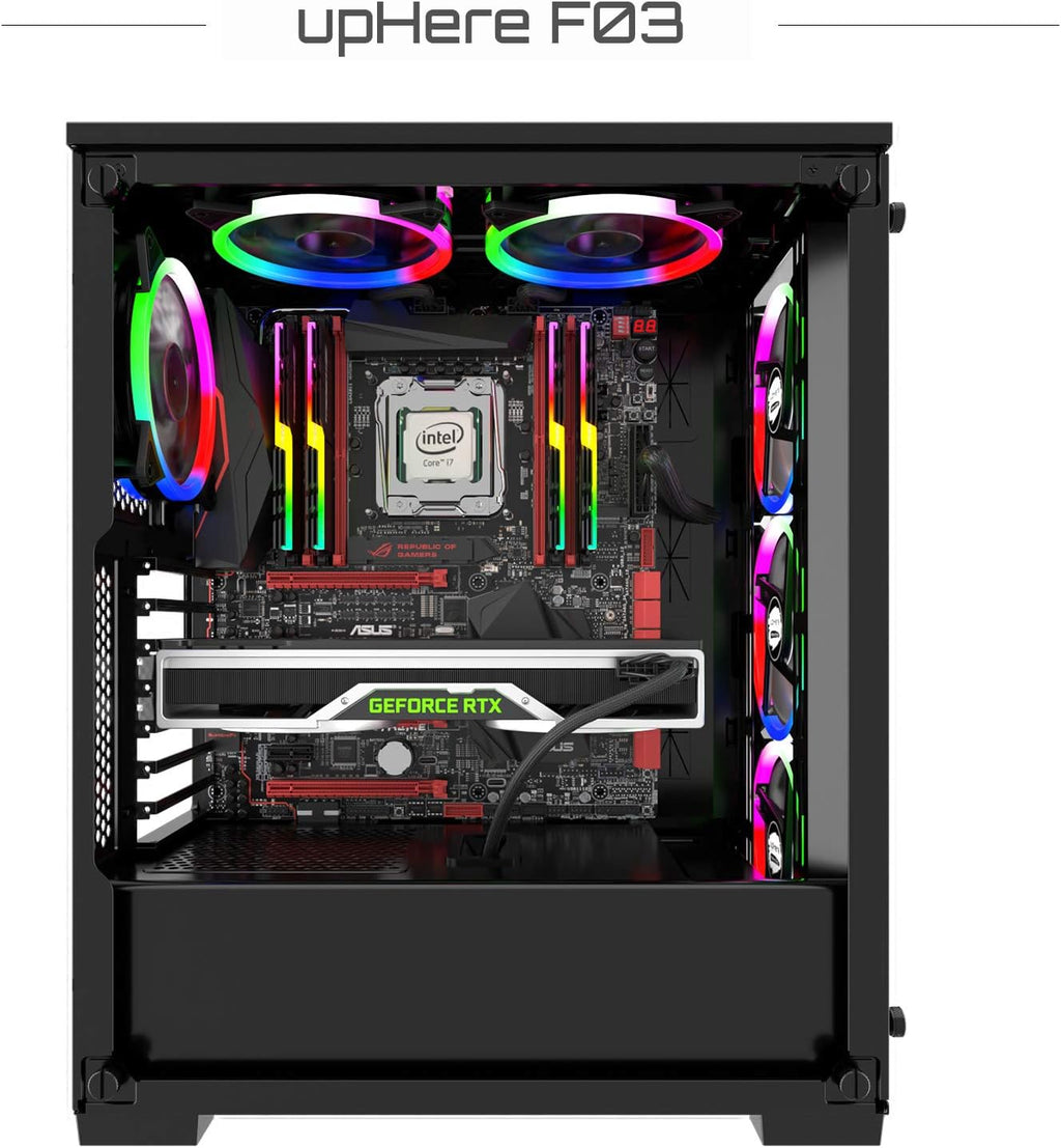 Triple Pack 120mm LED Silent Computer Case Fan F5394