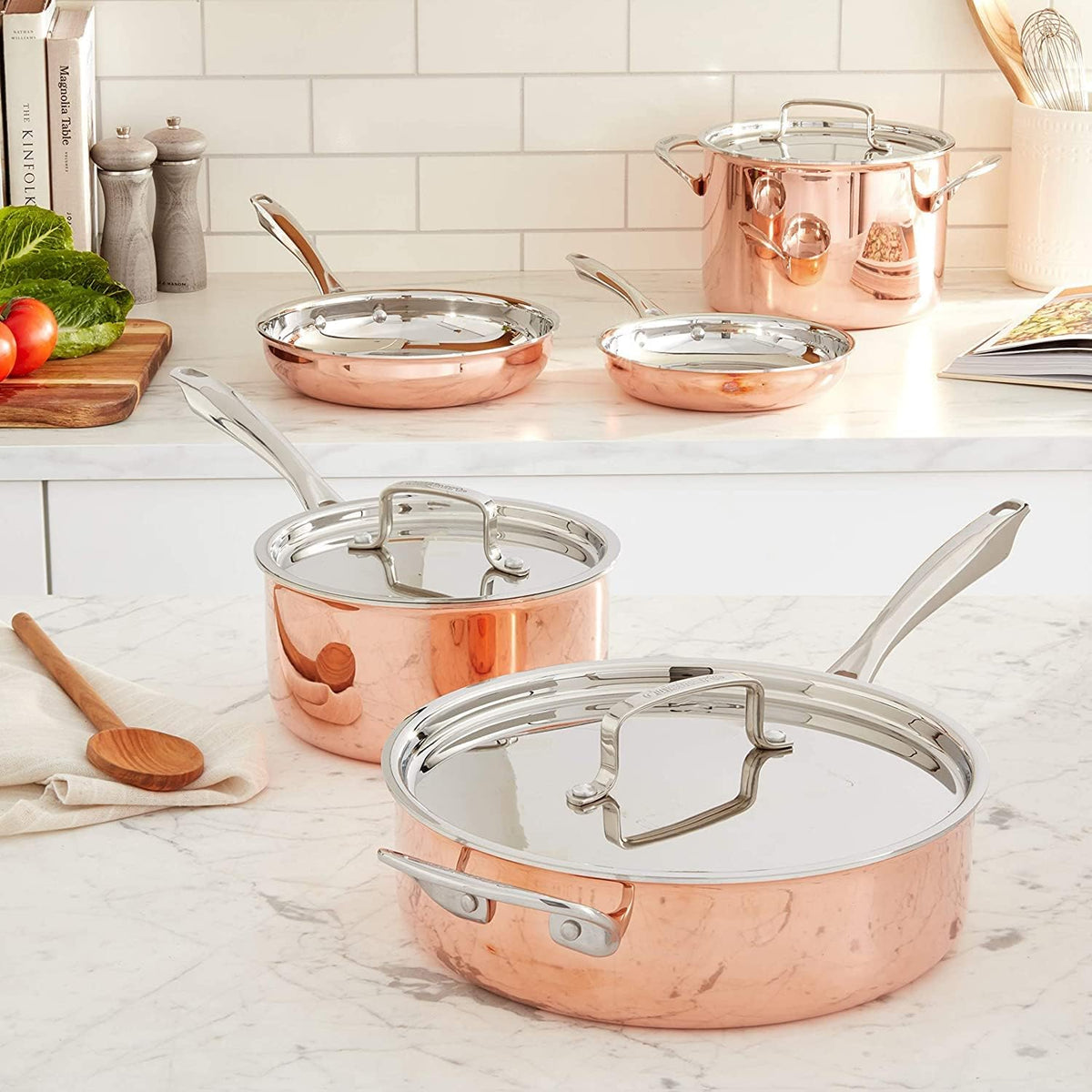 Copper Collection Cookware Set P36114