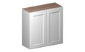 White 2 Doors 2 Shelves Wall Cabinet A24965