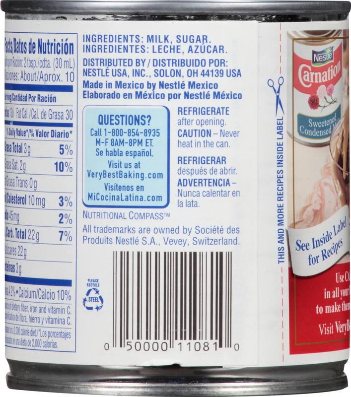 Sweetened Condensed Milk X23114