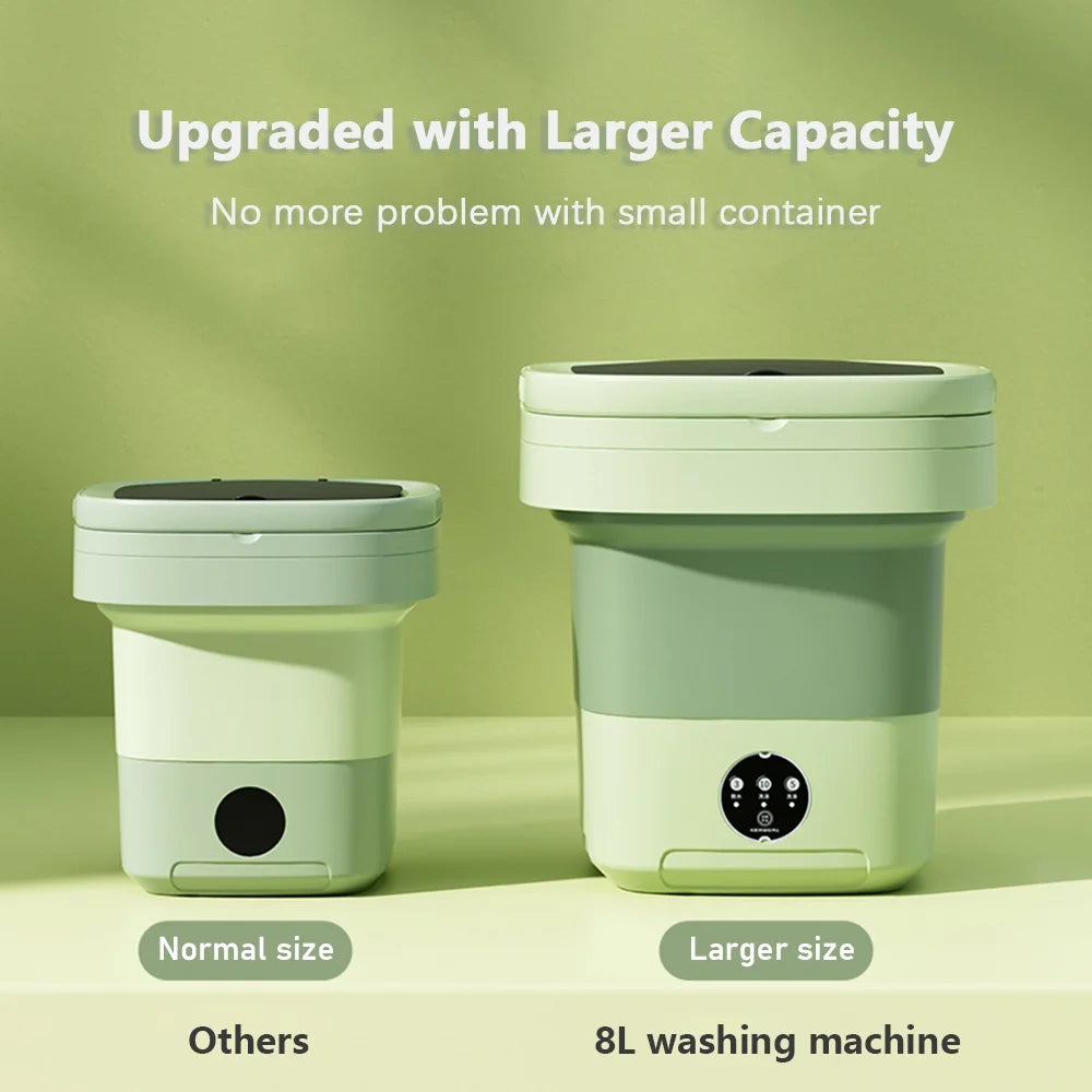 Portable Spin Dryer with Drain Basket and Drain Hose L26912