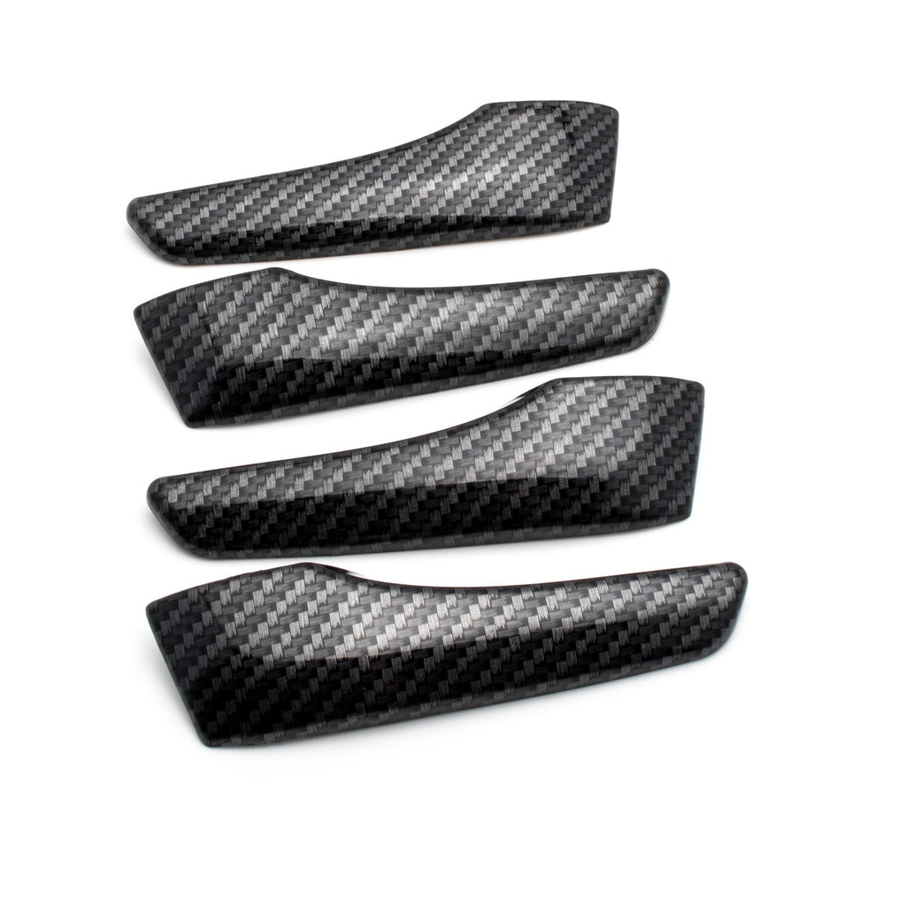 4pcs Carbon Fiber Style Car Inner Door Handle Cover Trim Protector S4280