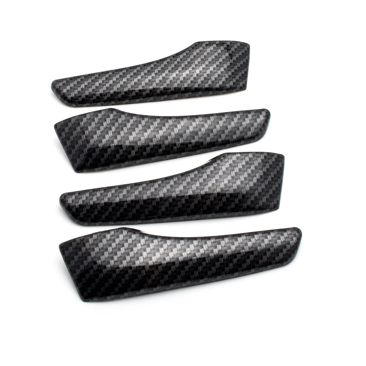 4pcs Carbon Fiber Style Car Inner Door Handle Cover Trim Protector S4280