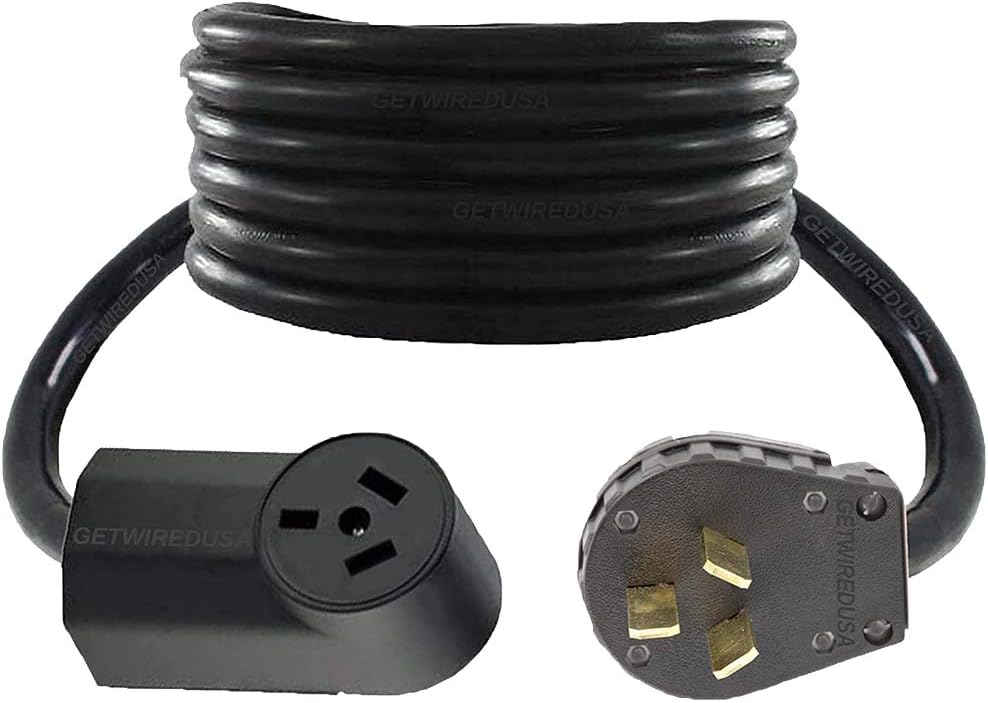 15-FT 10/3 10AWG Extension Cord 10-50P to 10-50R N16455
