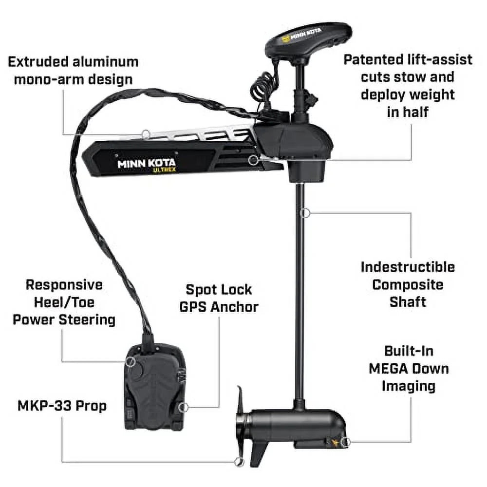 112 Pound 52" Shaft 36 Volts Trolling Motor E75449
