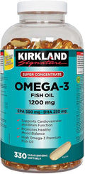Omega-3 Fish Oil 1000mg 300 Softgels C53725