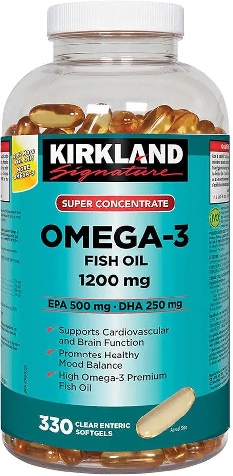 Omega-3 Fish Oil 1000mg 300 Softgels C53725