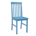 5-Piece White Powder Blue Dining Set C519