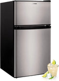 3.2 Cu.ft Double Door Mini Fridge with Freezer C588721