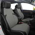 Custom Fit Leather Seat Covers Black/Gray A475353