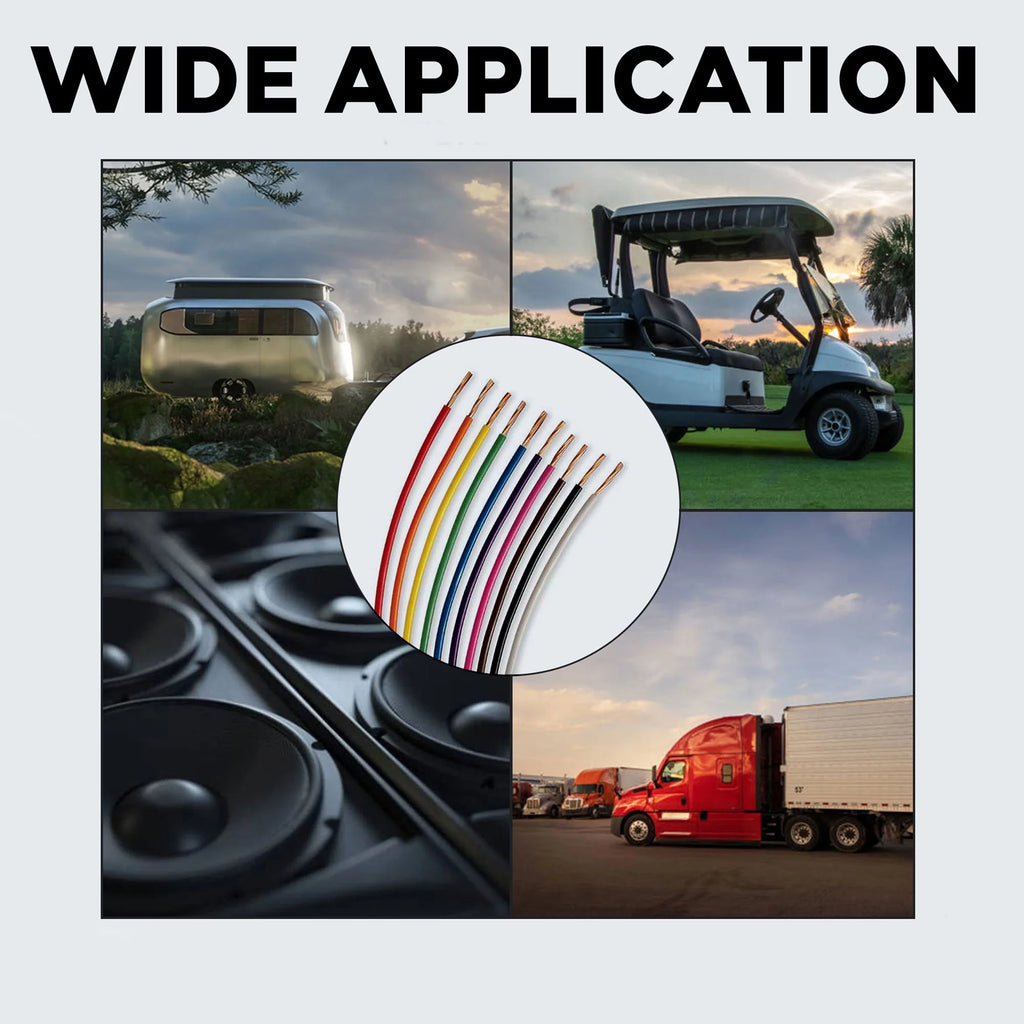16 Gauge Automotive Primary Wire 4 Color Bundle Set U508530