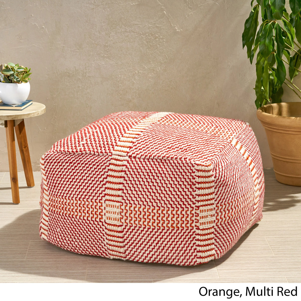 Water Resistant Rectangular Ottoman Pouf S224